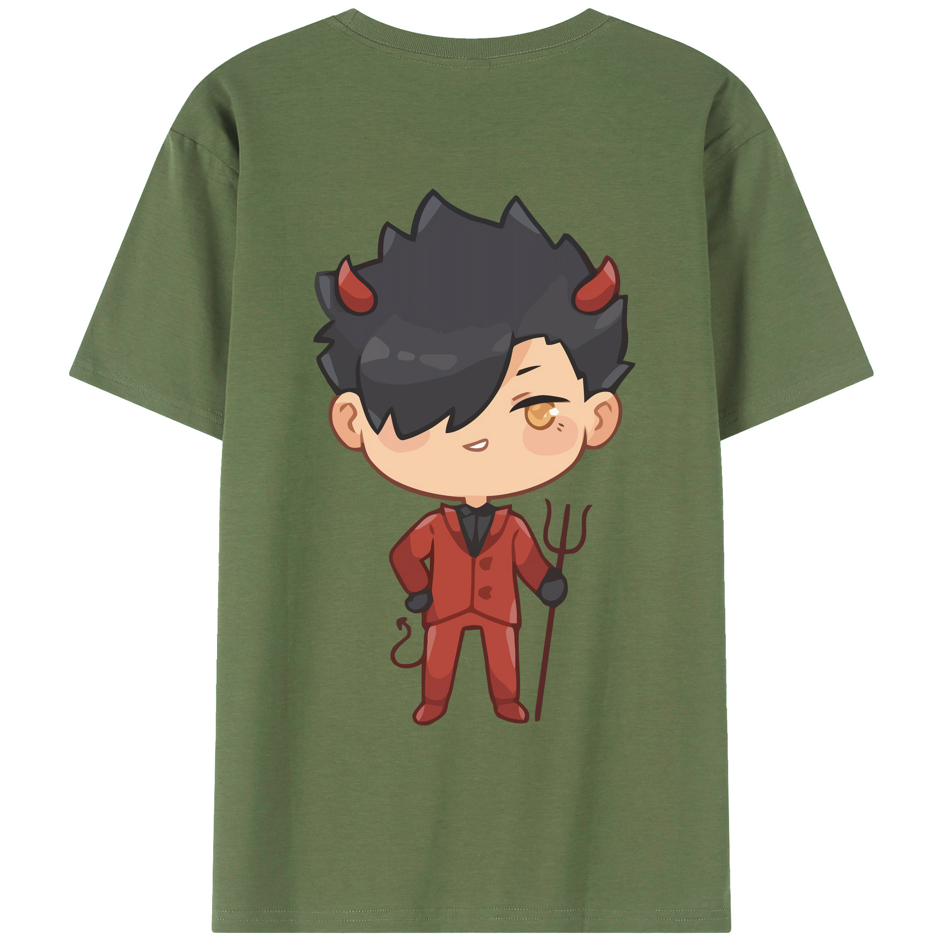 （画像用） ハイキュー!! Haikyu!! 綿100％ メンズ半袖Tシャツ（バックプリント） 通気性